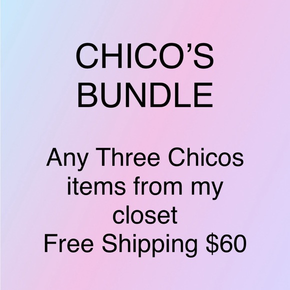 3 Chicos Items Free Shipping - Picture 1 of 1